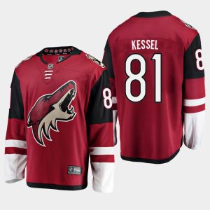 Herren Arizona Coyotes Eishockey Trikot Phil Kessel #81 Rot Heim Breakaway Player